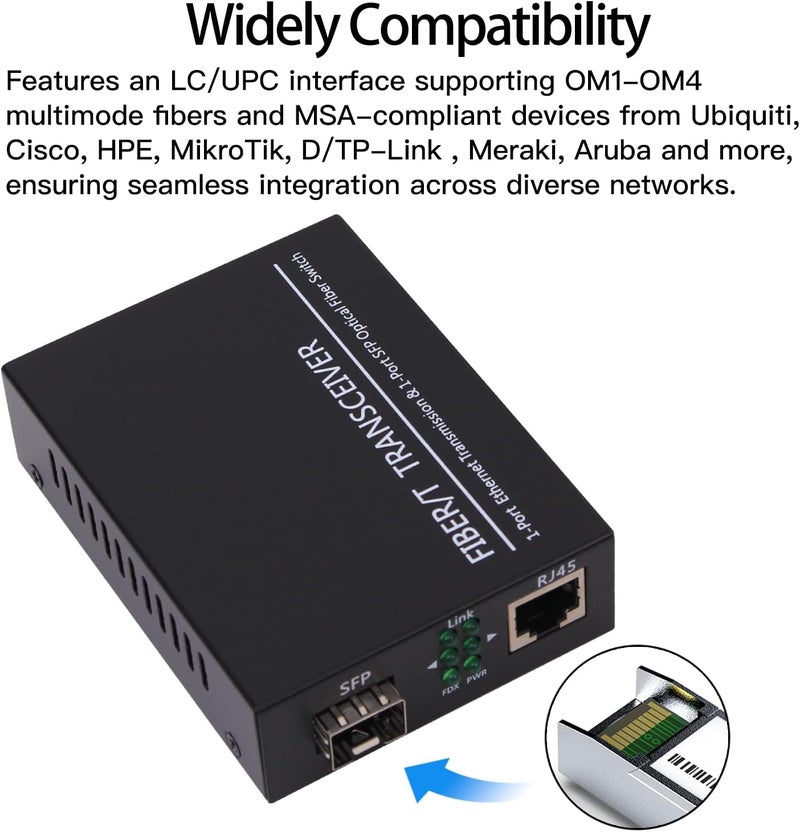 GESD 4Pack 10G SFP+ LC Module, 10GBase-SR Multi-Mode Ethernet Transceiver, 850nm MMF up to 400m – Compatible with Cisco, Meraki, Ubiquiti, Mikrotik, Netgear, HPE, TP-Link, Aruba and More - Image 4